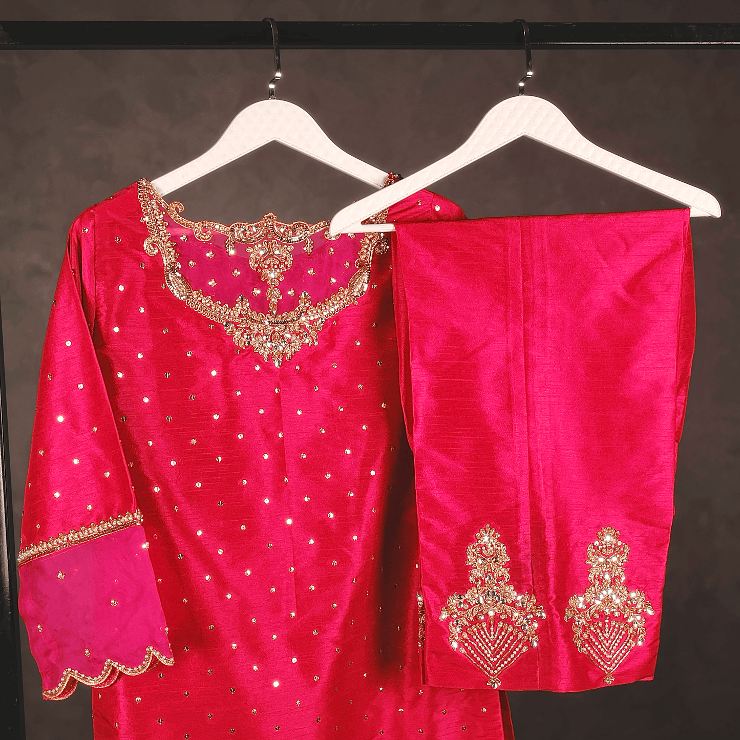 Fuchsia Festive Attire
