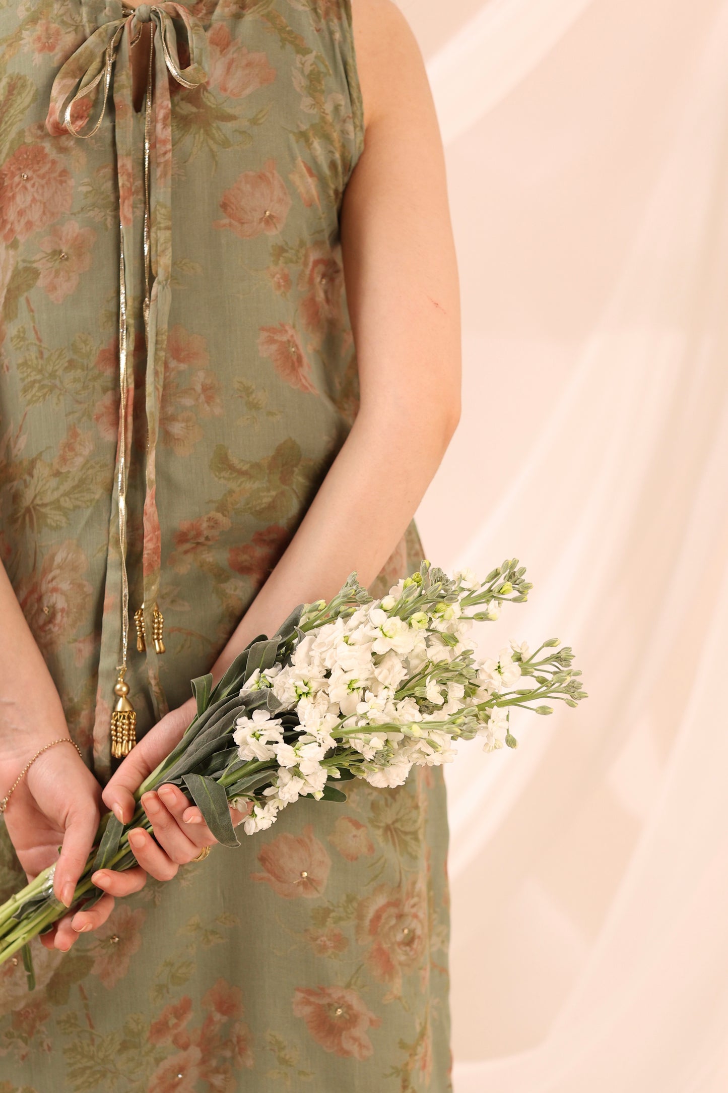 Floral Chiffon Couture Set