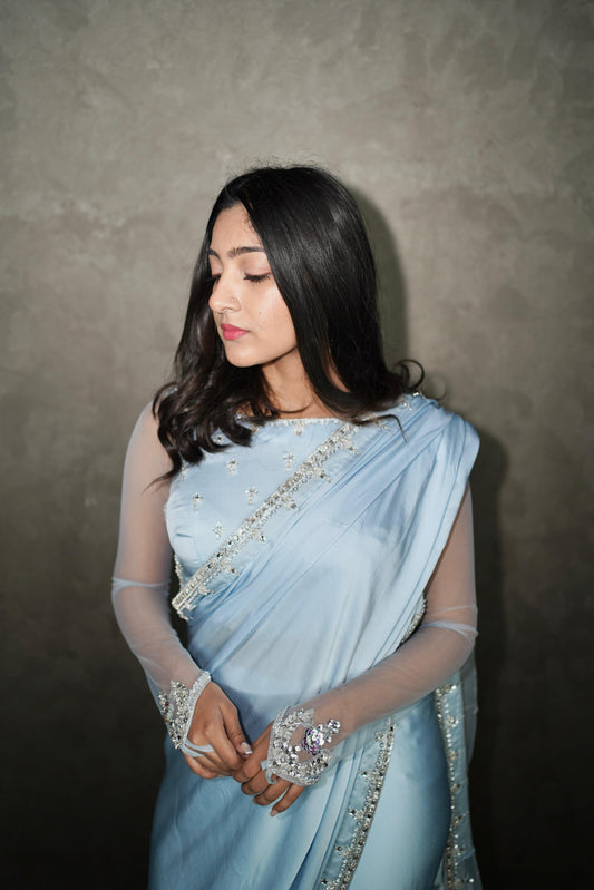 3 Piece Silk Fancy Saree